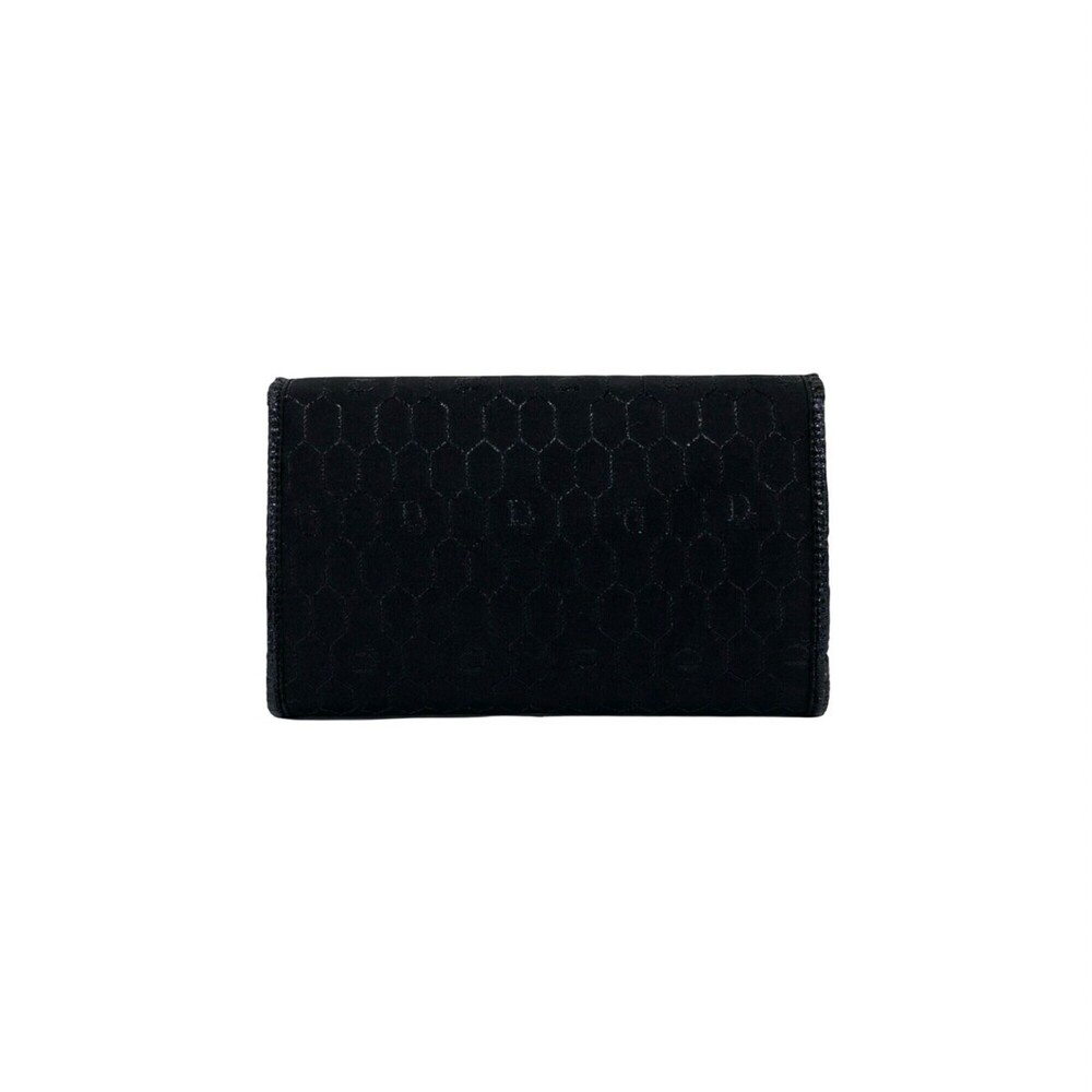 Christian Dior Vintage Honeycomb Pattern Logo Hardware Nylon Leather Chain Sh... - Picture 3 of 9